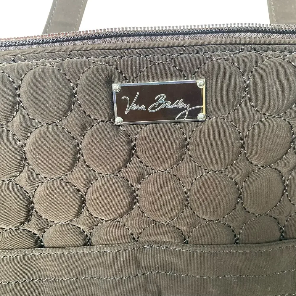 Vera Bradley Brown Tote Diaper Bag - Picture 3 of 9